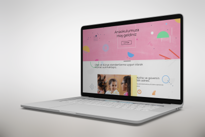 Hazır web site tasarımı örneği – anaokulu web sitesi arayüzü Umur Medya Ajans tarafından hazırlanmıştır