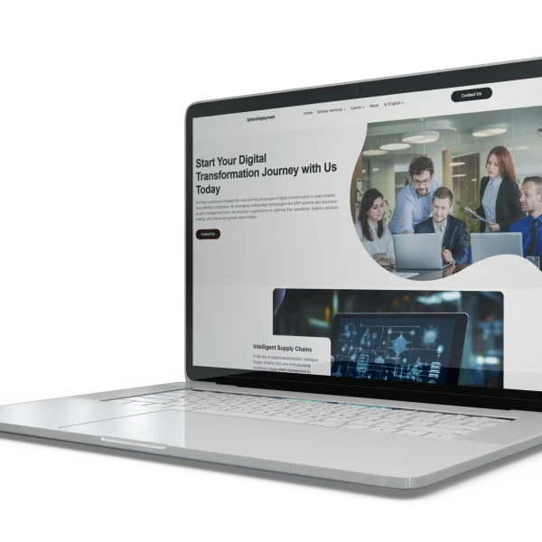 Web site tasarımı referansı – Sphere Deployment kurumsal web tasarım projesi örneği